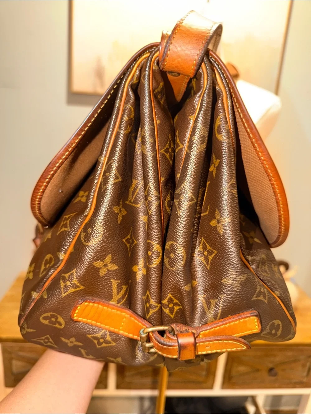 Louis Vuitton Monogram Saumur 35 Vintage